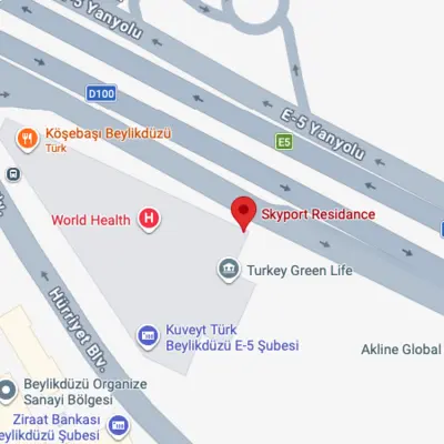 Office location map of Hosting Server